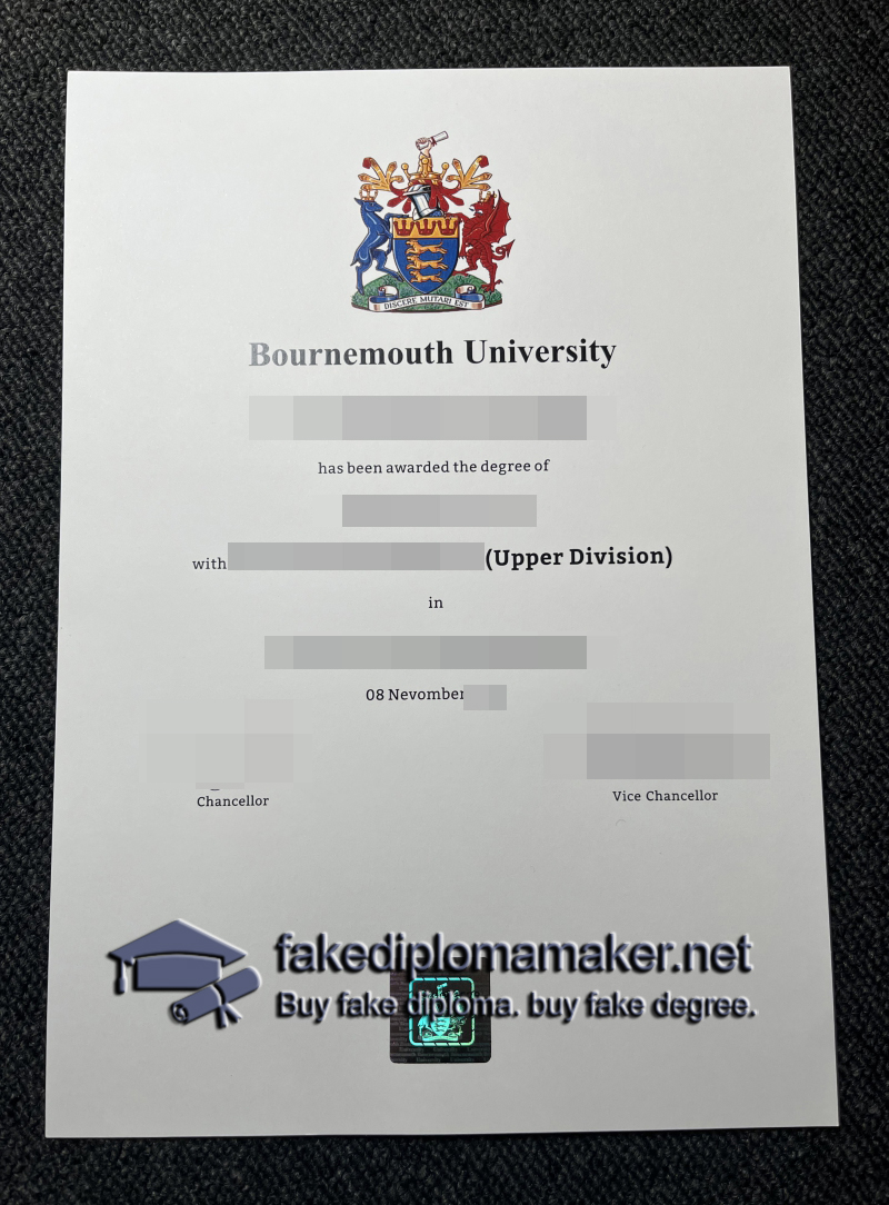 Bournemouth University diploma