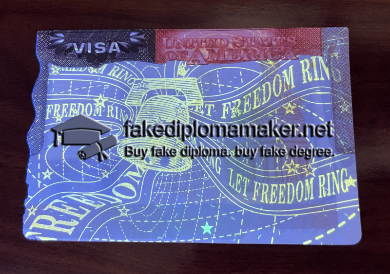 USA VISA sample