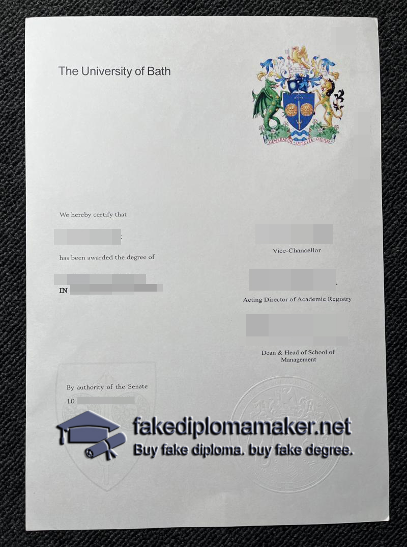University of Bath degree