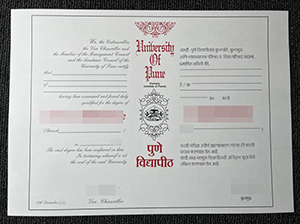 University of Pune diploma copy