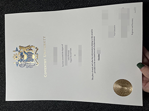 Coventry University diploma copy