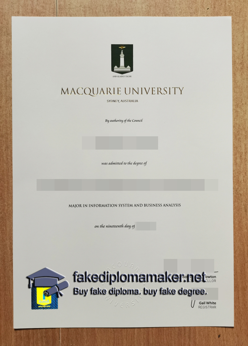 Macquarie University degree