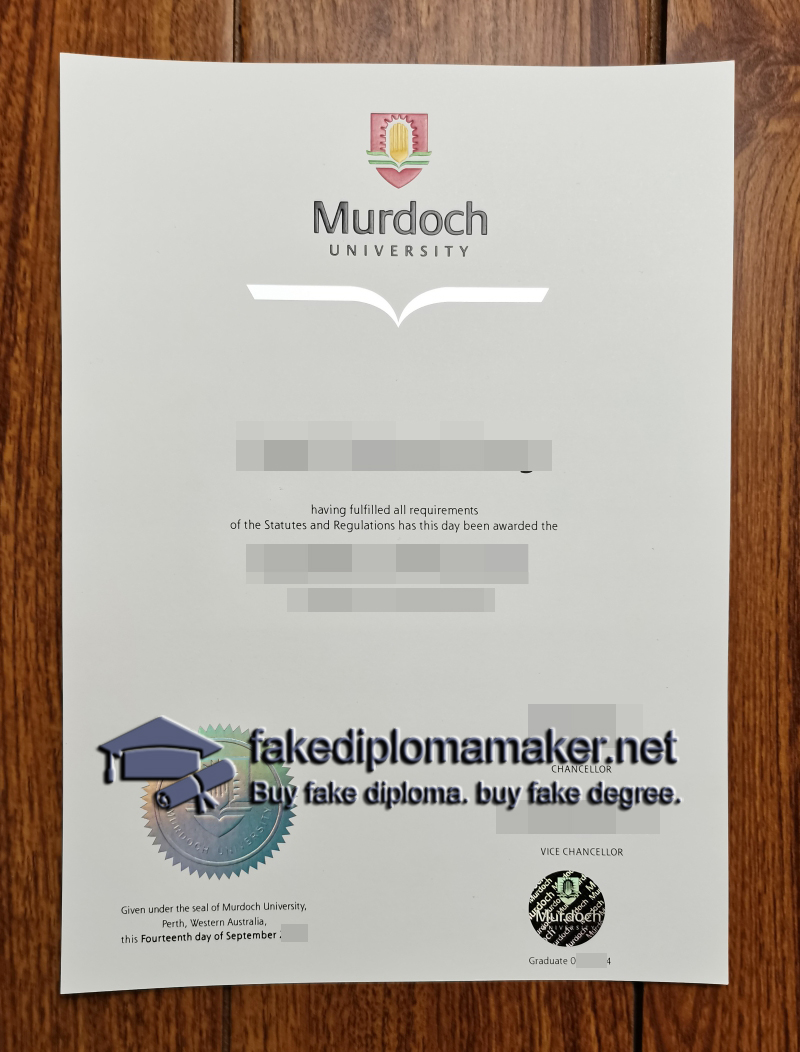 Murdoch University diploma