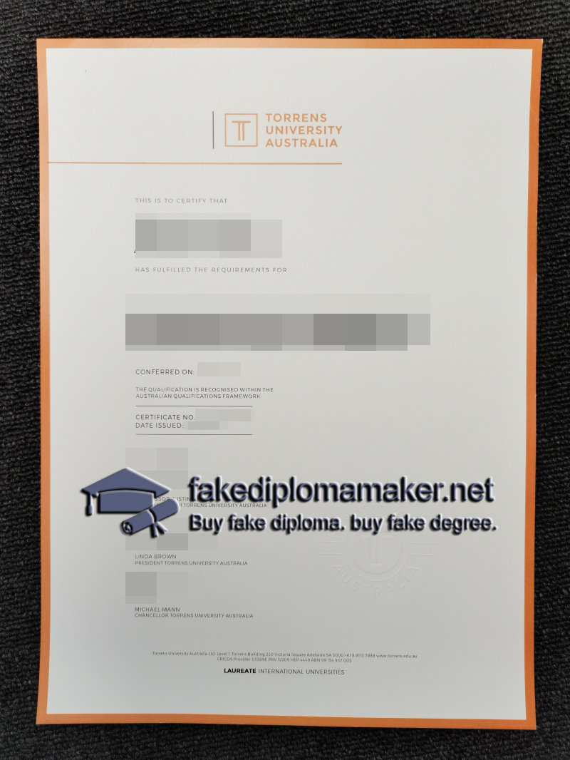 Torrens University Australia degree