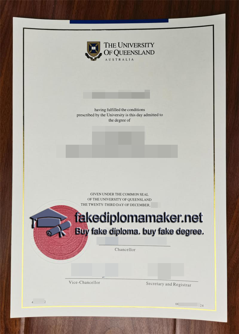 University of Queensland diploma