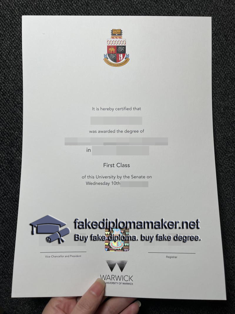 University of Warwick degree