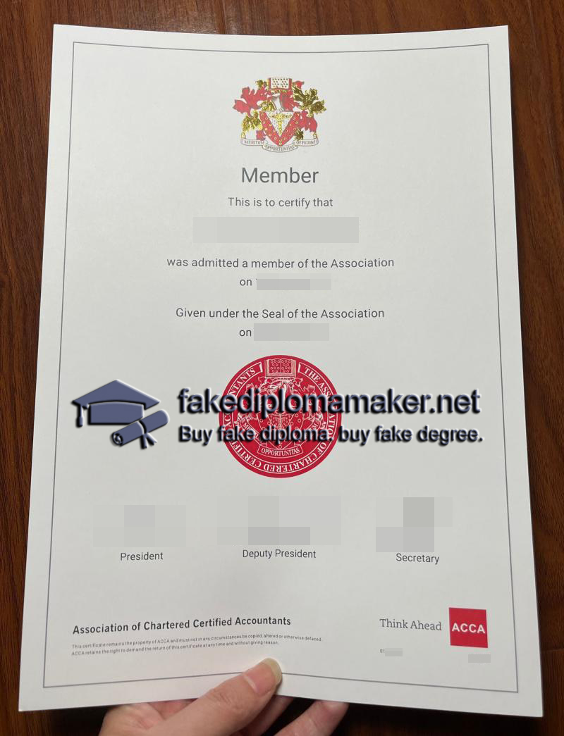ACCA Certificate