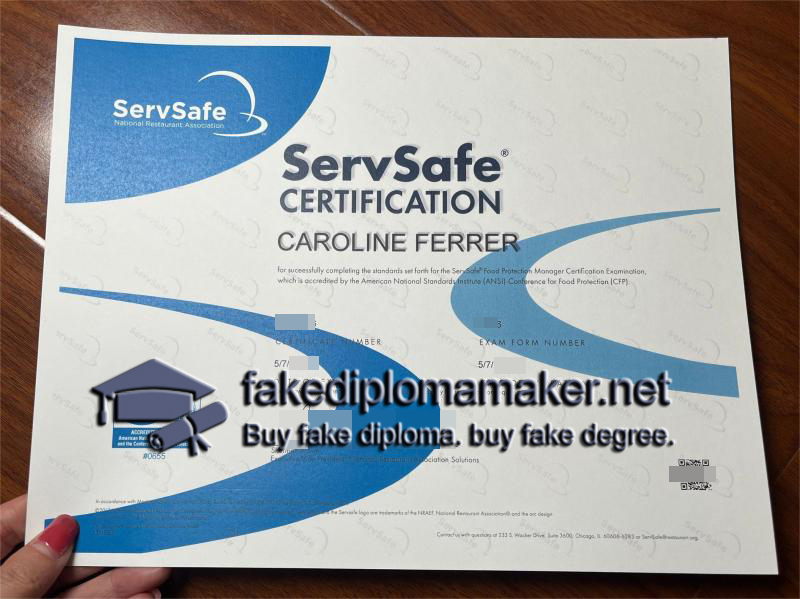 ServSafe certification
