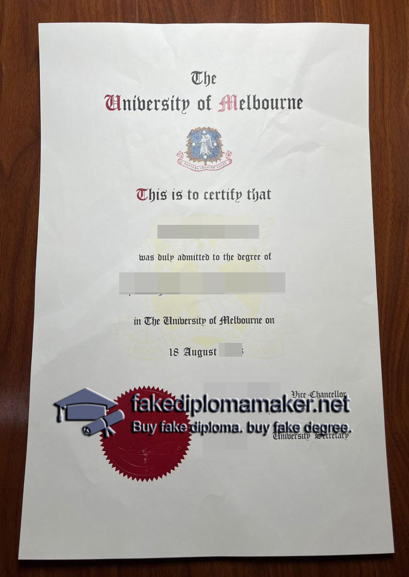 UniMelb diploma