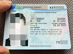 Ireland Residence Permit copy
