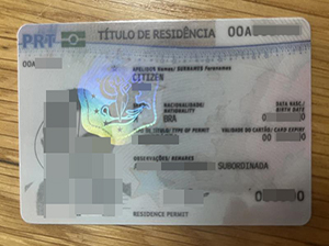 Portugal Residence Permit copy
