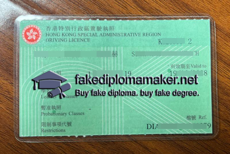 HK driving licence