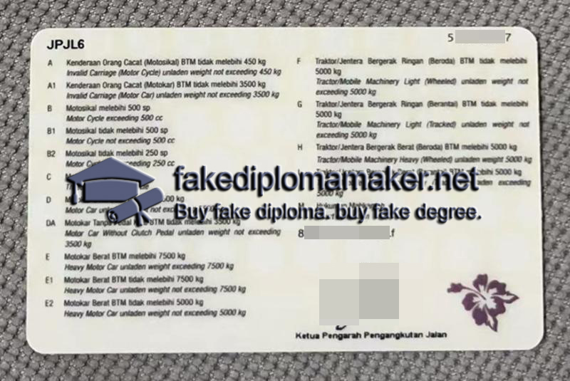 Malaysia ID back