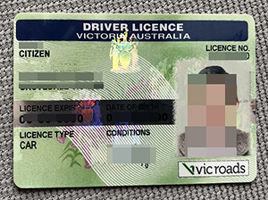 Victoria driver licence copy