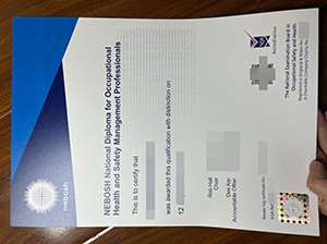 NEBOSH National Diploma Certificate