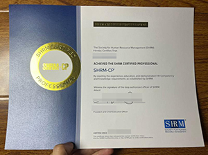 SHRM-CP Certificate copy