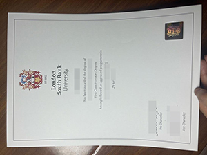 LSBU diploma replica