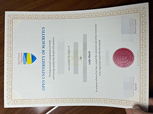 Open University of Mauritius diploma-1