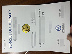 Yonsei University diploma-1