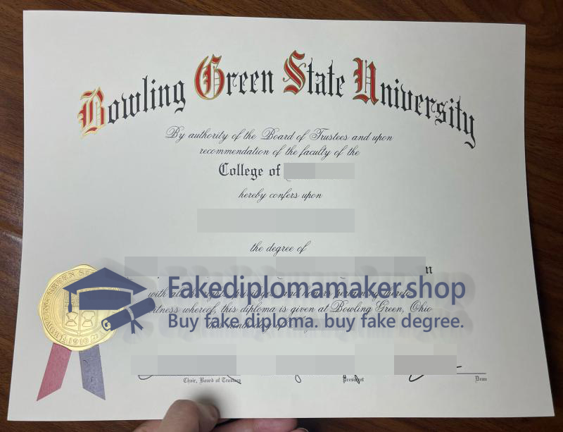 BGSU diploma