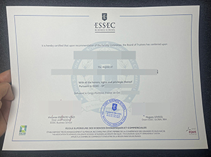 ESSEC Business School diploma-1