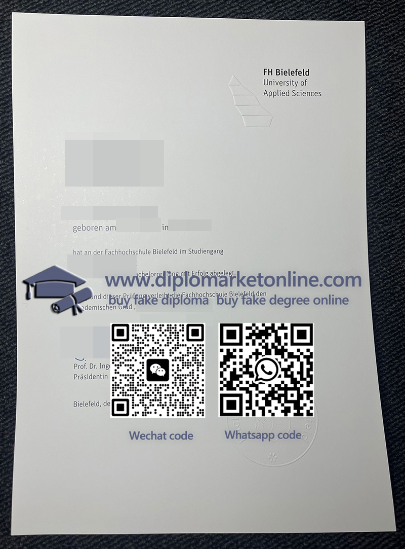 Hochschule Bielefeld diploma